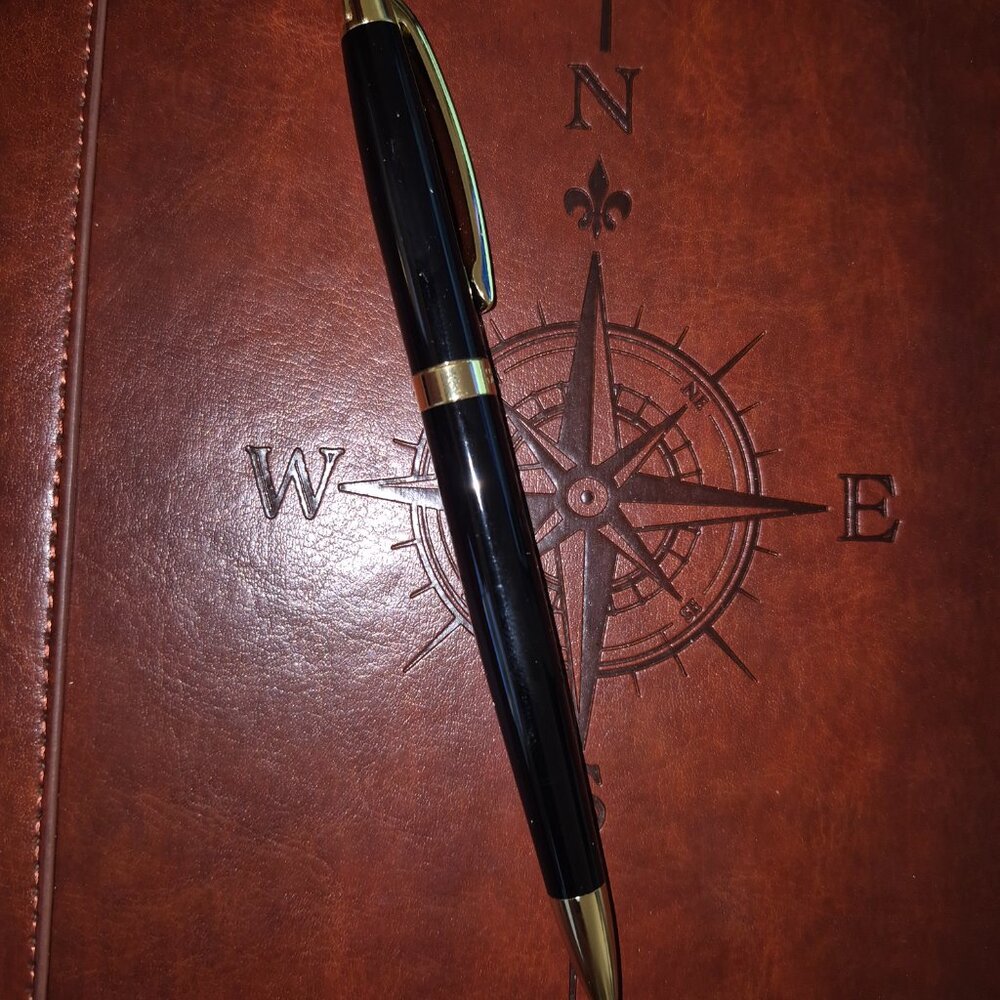 New Vegan Leather Journal with pen
